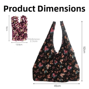 Detailed size specifications for the pleated bubble bag in both folded and expanded states