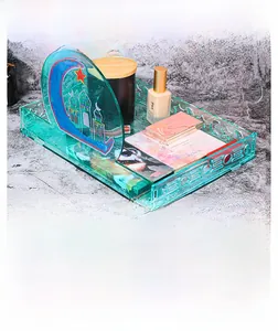 DIY Ramadan themed silicone mold set featuring crescent moon and mosque storage tray