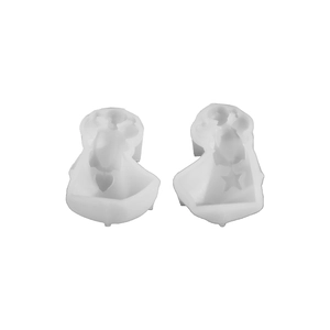 Lot de moules en silicone ange avec motifs cœur et étoile pour résine et bougies DIY