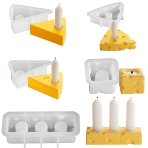 Stampo In Silicone A Forma Di Formaggio Per Portacandele Fai Da Te Sapone Fatto A Mano Artigianato In Gesso Fondente