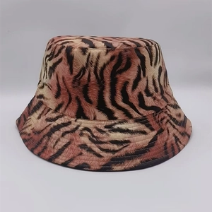 Reversible Bucket Hat Sun Protection Wide Brim Printed Polyester Cotton Fisherman Cap For Men Women Casual Outdoor