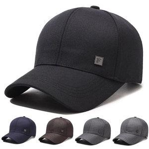 Baseball Cap Men Women Cotton Twill Adjustable Metal Buckle Letter F Label Outdoor Sunshade Curved Brim Casual Sports Hat