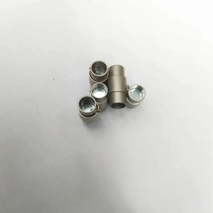 Fermoirs magnétiques argentés pour bijoux DIY et connecteurs de colliers en cordon cuir