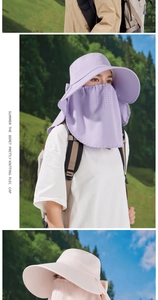 Detail of sun hat face mask with precision laser-cut ventilation holes for breathability
