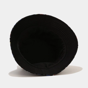 Detail view of the durable inner lining and high-quality stitching on a bucket hat