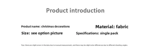 Detailed material specifications and size guide for burgundy velvet Christmas bow pendant