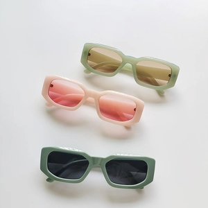Retro Square Sunglasses Women Men Vintage UV400 Protection PC Frame Fashion Rectangular Sun Glasses Outdoor Travel Party