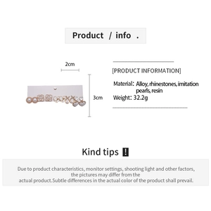 Detailed spec view of a 10-piece earring set featuring alloy and imitation pearl designs