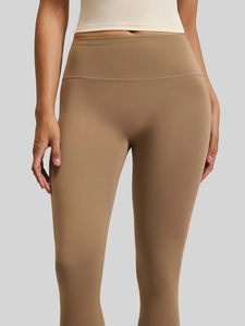 Legging de yoga sans couture taille haute avec contrôle du ventre pour le sport