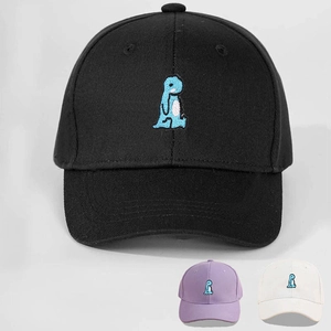 Kids Baseball Cap Cotton Sun Hat Dinosaur Embroidery Adjustable Outdoor For Toddler Boys Girls