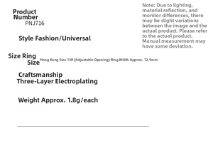 Detail specifications of 925 silver double layer cross ring with adjustable size