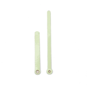 Luminous aluminum clock hands set with hour and minute needles for DIY quartz clock repair