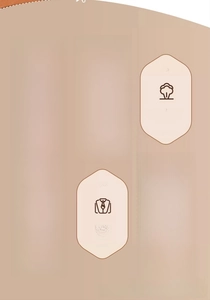 Detailed specs showing 1200W power, 25s heat-up time, and 140mL water tank for garment steamer