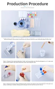 DIY Harz-Set mit Mischverhältnis, Silikonformen und Schritt-für-Schritt-Anleitung