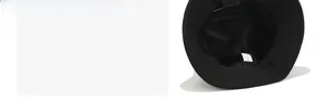 Vue détaillée de l'intérieur du chapeau en coton avec bande de sudation et étiquette