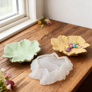 Maple leaf resin silicone mold for DIY storage trays and handmade leaf shaped ornaments