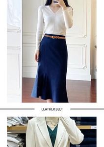 Brown leather belt for women featuring a classic golden round pin buckle detail
