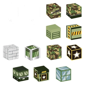 132pcs magnetic building blocks set featuring military themed camouflage and vehicle cubes
