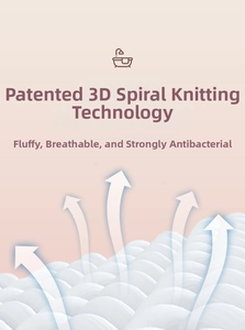 Makroaufnahme von 3D-Spiralkleidung mit atmungsaktiver Textur für einen Bade-Schwamm