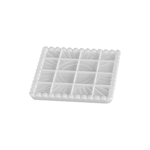 Moule carré en silicone à rayures tournesol pour plateau en résine et rangement DIY