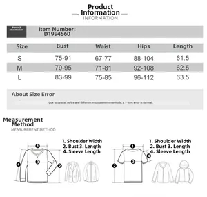 Tableau détaillé des tailles pour robe bustier fleurie avec mesures du corps