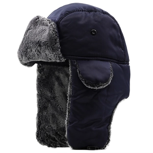 Winter Ushanka Hat Windproof Trooper Hat With Faux Fur Lining And Ear Flaps Outdoor Warm Trapper Cap For Men Women