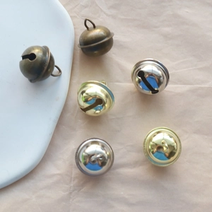 Clochettes En Métal Rondes En Fer Galvanisé Accessoires De Bricolage Pour Colliers D'animaux Création De Bijoux Décoration De Fête