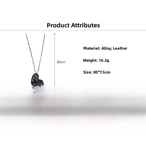 Detail specifications of heart rivet pendant necklace with leather material and alloy size