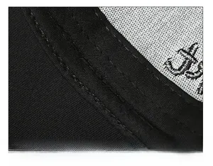 Detailaufnahme des Schweißbandes mit feinen Nähten und atmungsaktivem Material