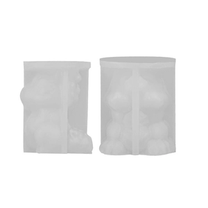 Molde silicona de dragón chino para velas artesanales y artesanía de resina 3D