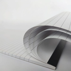 Minimalist American legal pad featuring lined paper with flexible pages and clean white sheets