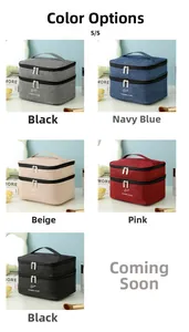 Detailed four-color selection of double-layer waterproof travel toiletry storage bags