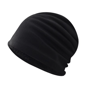 Winter Warm Slouchy Beanie Hat For Men Women Cotton Knitted Fleece Lined Outdoor Thickened Pullover Cap Casual Daily Headwear