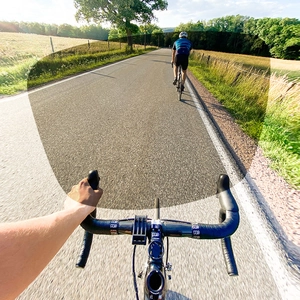 Fahrradsonnenbrille Sport polarisierte Brille fuer Outdoor Radfahren Angeln Fahren winddicht