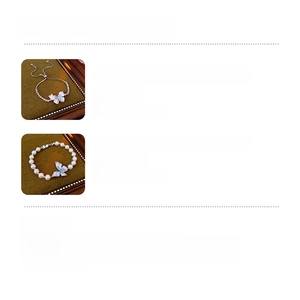 Dimensions détaillées et matériaux des bracelets papillon en cristal et perles