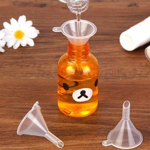 Mini Entonnoir En Plastique PP Pour Parfum Huile Essentielle Recharge Liquide Voyage Cosmétique Dosage Forme De Pétale Transparent