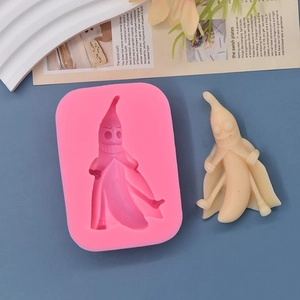 Funny banana-shaped silicone mold for DIY baking and handmade cake decorating projects