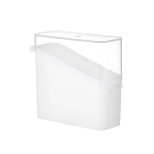 Japanese style cheese slice storage box with transparent lid for fridge side door