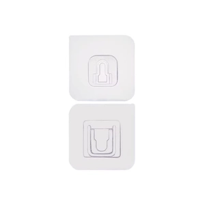 Strong adhesive wall hooks for router shelf, punch-free transparent interlocking fasteners