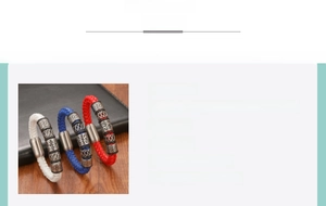 Détail du bracelet en cuir tressé avec perles rétro et fermoir magnétique en métal