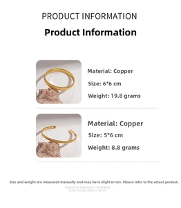 Detail showing 18k gold plated bracelets with brushed texture on mineral stone props