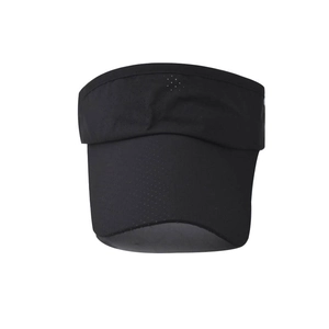 Damen Sonnenvisier in Schwarz, schnelltrocknend und atmungsaktiv für Outdoor-Aktivitäten