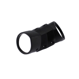 Detailed close-up of a punk-style matte black metal alloy full finger armor ring