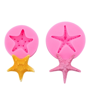 Stampo in silicone a forma di stella marina per decorazioni torte in 3D creative