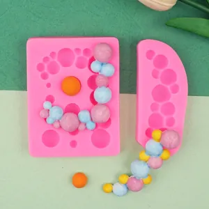 Siliconen Mal Bubbel Bal Halve Bol Taart Decoratie Fondant DIY Handwerk Klei Chocolade Snoep Accessoire Decoratief