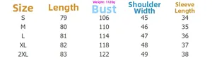 Detailed size chart for V-neck flutter sleeve casual dress with length and bust info