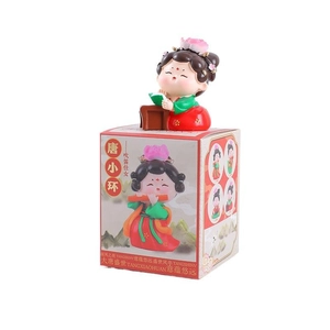 Tang Xiao Huan Chinese style lady figurine reading on a desk with original packaging