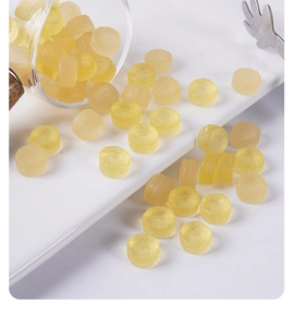 Detailed macro shot of premium dried scallops showing natural texture and golden color