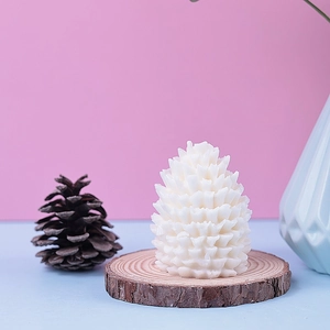 3D pine cone silicone mold for DIY Christmas scented candles and plaster crafts