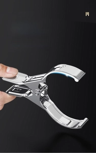 Close-up of durable stainless steel clip with smooth rounded edges and strong spring